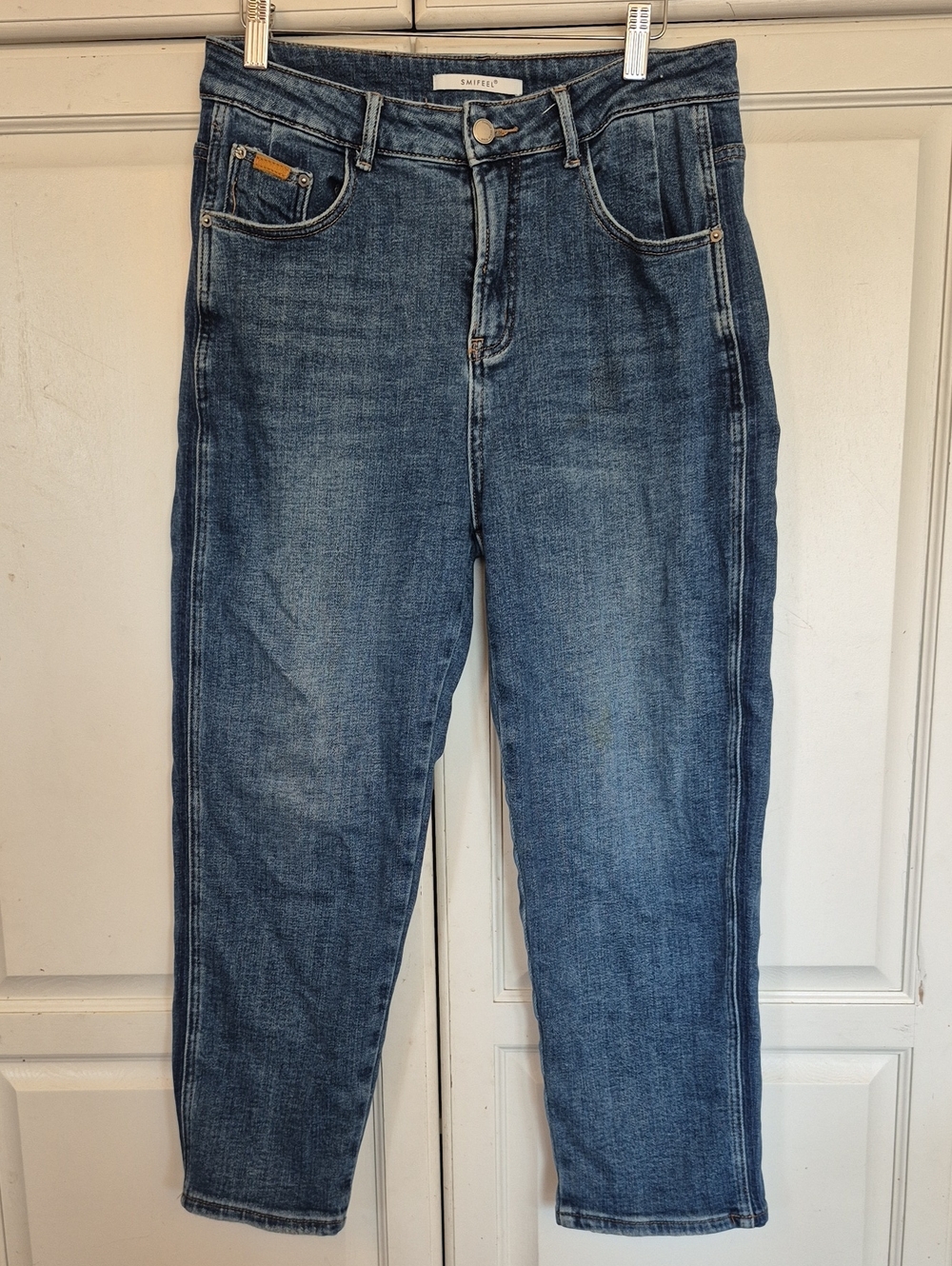Simple Men's Classic Blue Straight Jeans